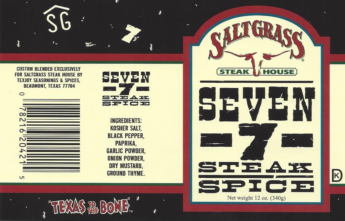Seven -7- Steak Spice 12oz 4 Pack