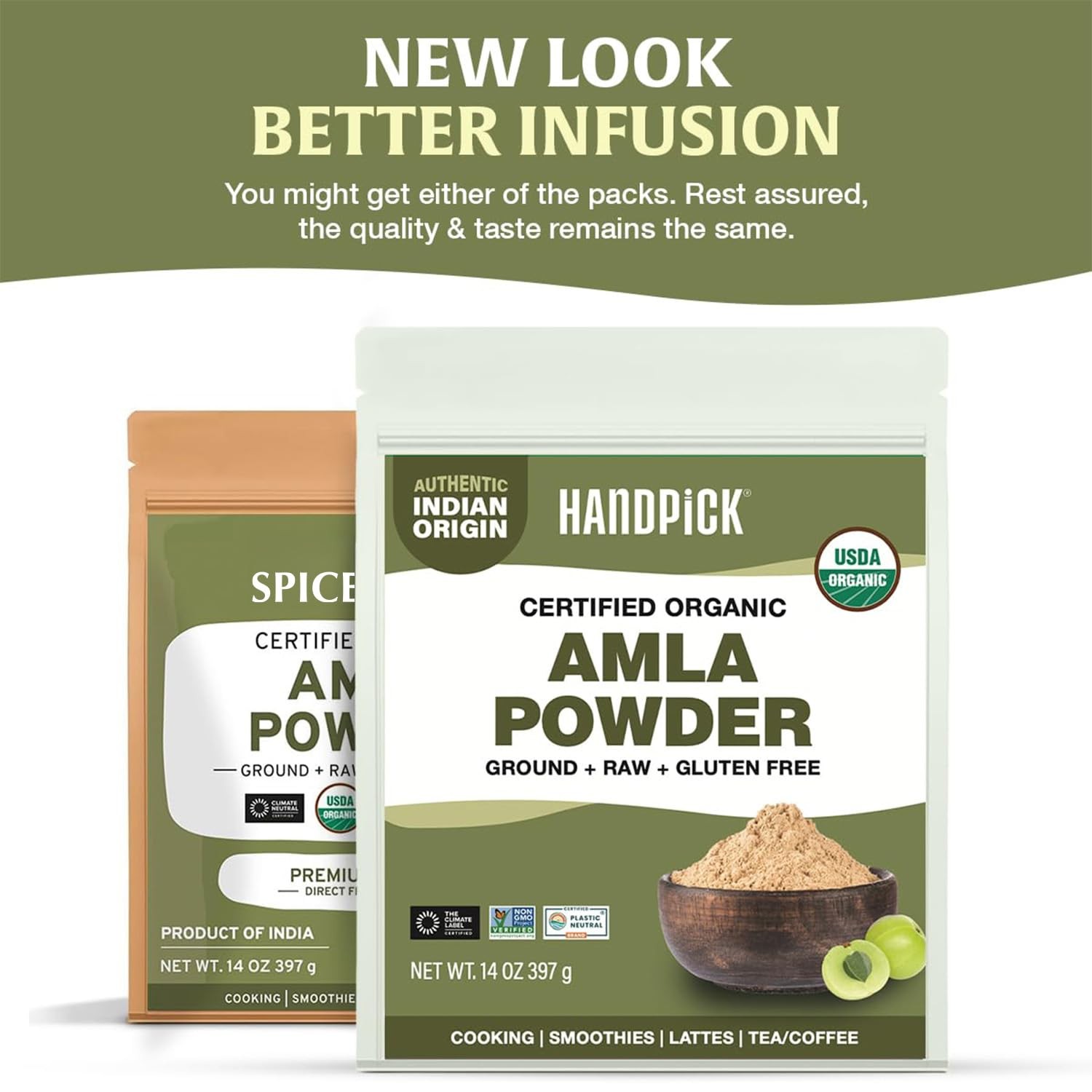 Organic Amla Powder (14oz) Amalaki, USDA Organic, Non-GMO | 100% Raw and Natural