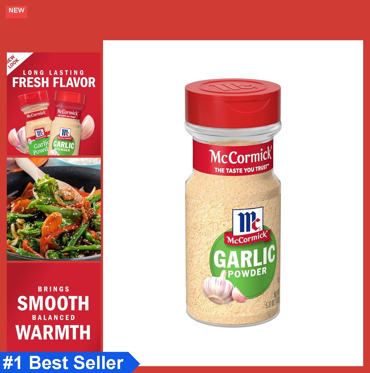 Garlic Powder 5.37 Oz Jar Ground Dried Whole Cloves Kosher Vegan Cooking Spice