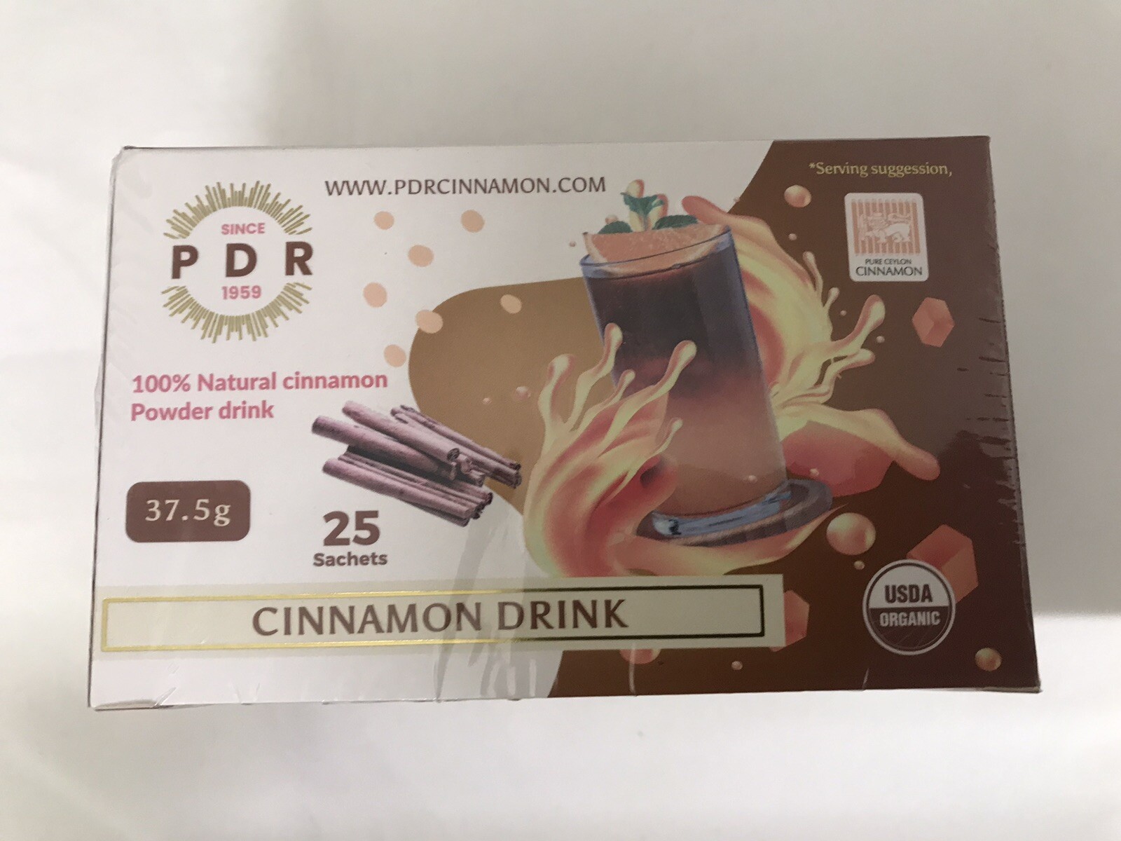 Cinnamon Drink 100% Natural Cinnamon Powder 25 Sachets Handmade In Sri Lanka…