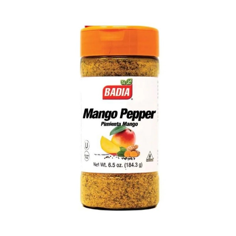 6x Badia Mango Pepper Seasoning Economy Spice Bulk Pack Lot 6.5oz Sealed