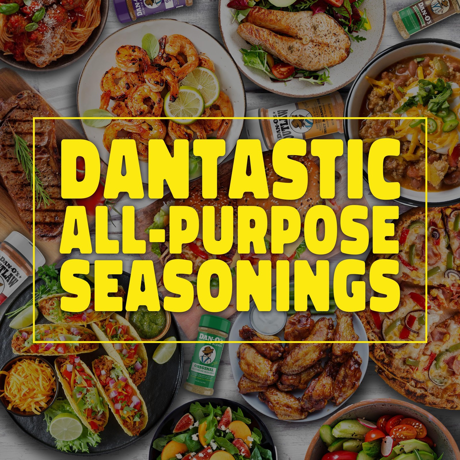 Dan-O’S Dan-Os 8 Bottle Seasoning Set Extra-Small Bottles 8 Pack Includes