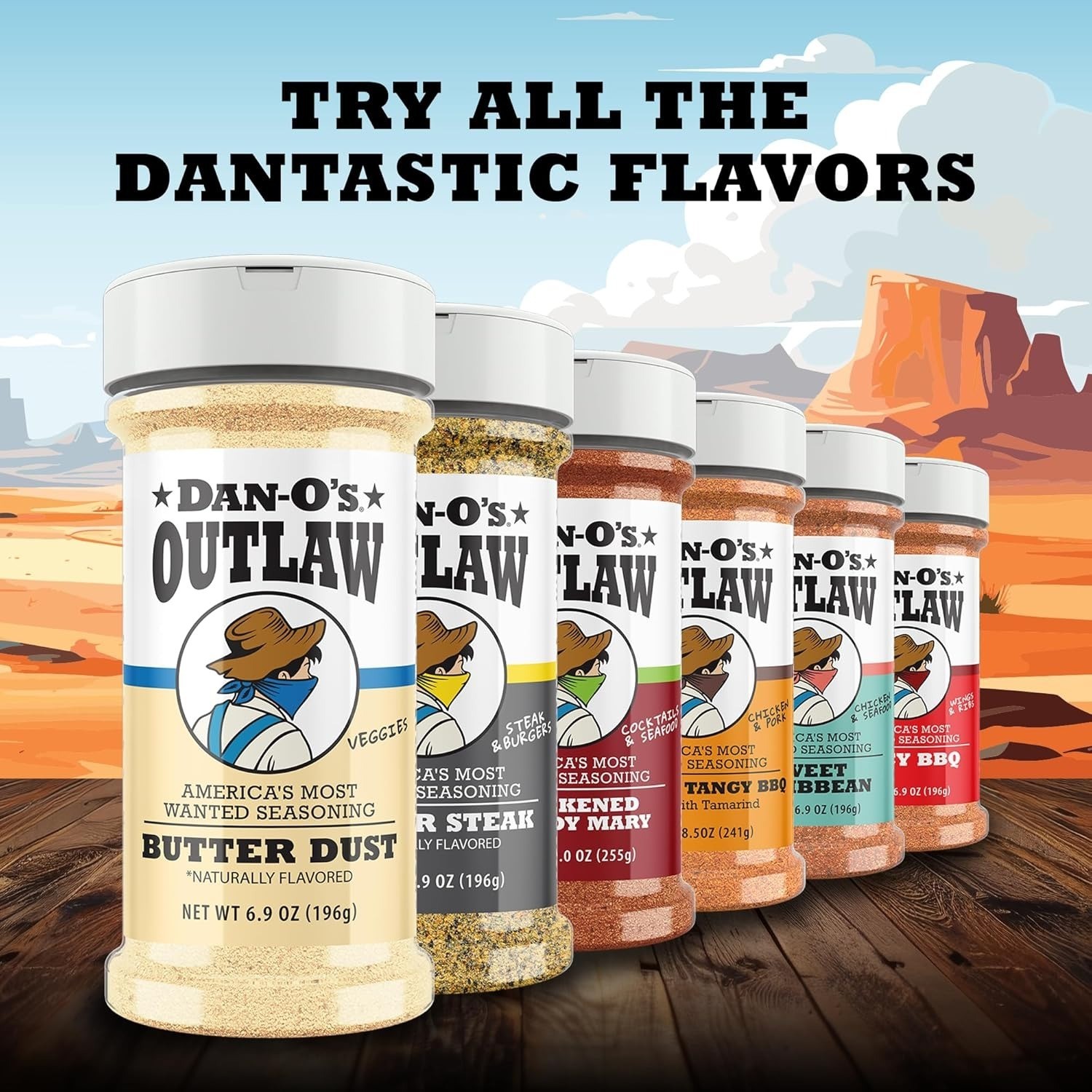 Dan-Os Butter Dust Seasoning, 6.9 oz – Sugar Free All-Purpose Flavor