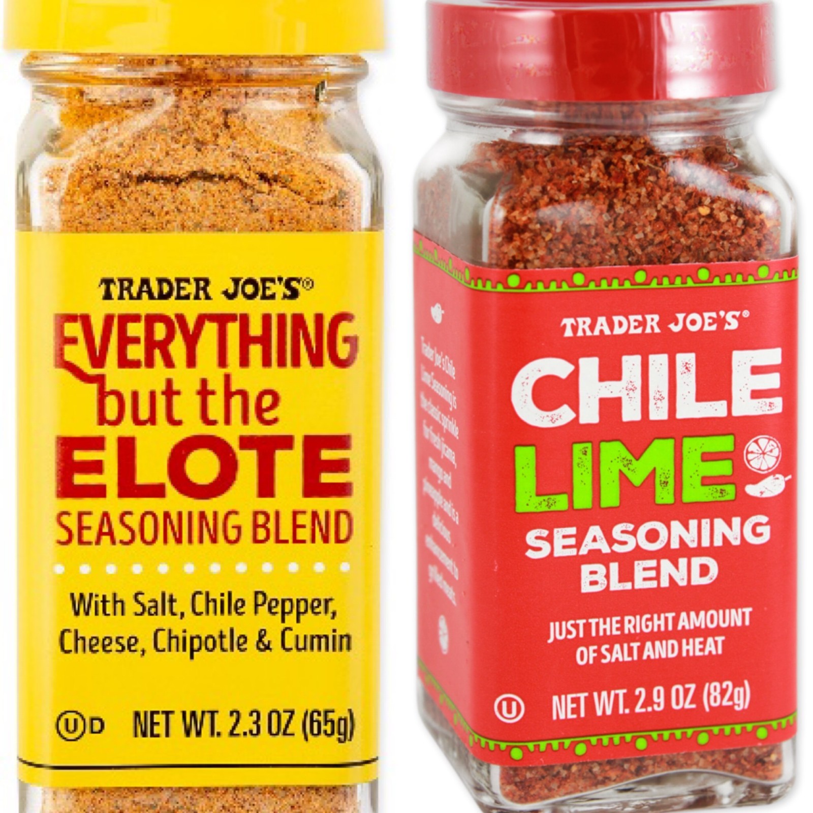 ((2)) Pack Trader Joe’s Chile Lime & Elote Seasoning Blend Spice 2.9oz Each X2