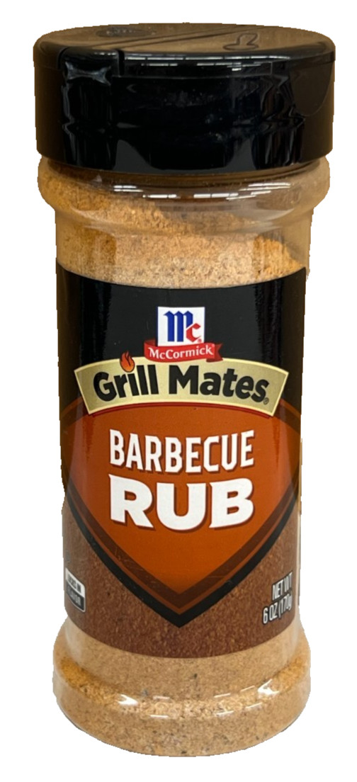 McCormick Grill Mates Barbecue Rub Seasoning 6 oz