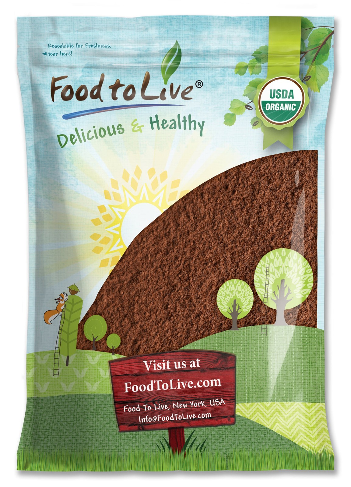 Organic Chaga Mushroom Powder – Non-GMO. 100% Pure, Great for Smoothies, Kosher