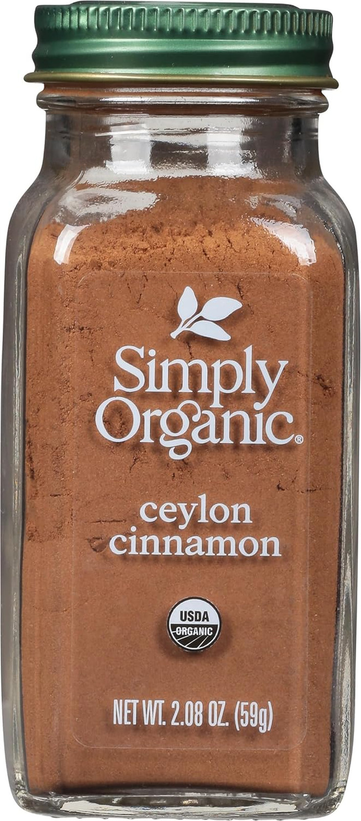 Ceylon Ground Cinnamon, 2.08 Ounce, Non-Gmo Organic Cinnamon Powder