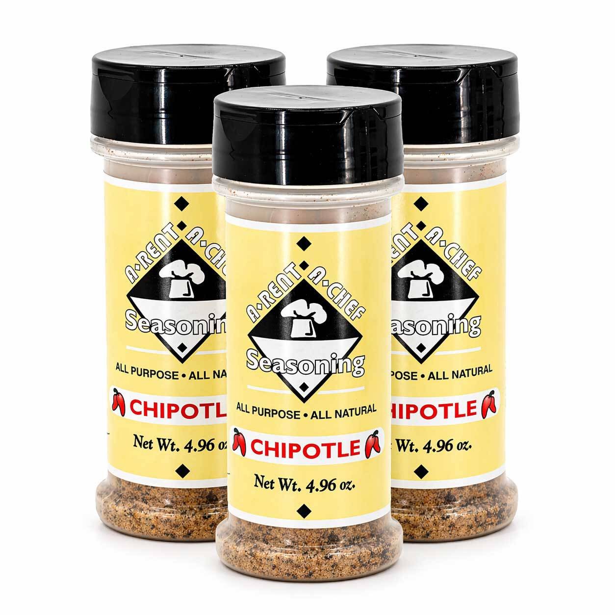 Chipotle All Purpose Seasoning | Pack of 3 | 4.96 oz | Gluten Free | A-Rent-A-Ch