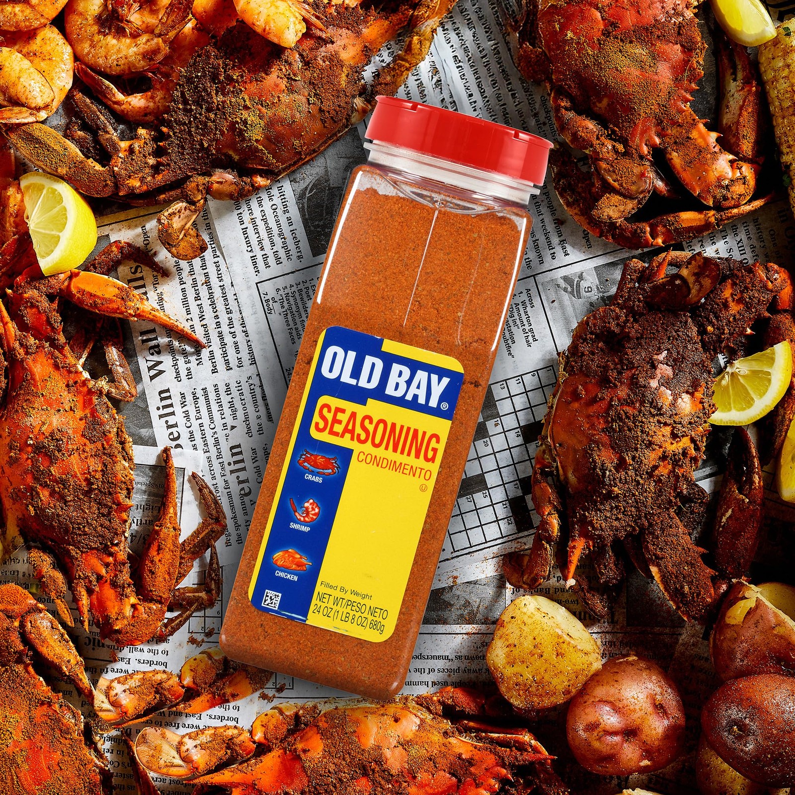 OLD BAY Seasoning, 24 oz (Pack of 6) – 24 Ounce 6), Seasoning 24