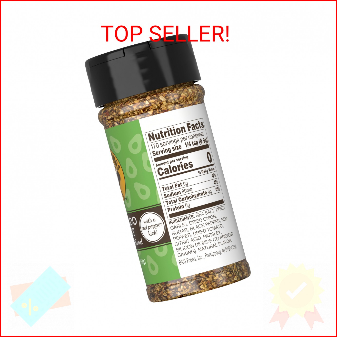 Einstein Bros. Bagels Avocado Toast Seasoning, 5.4 Ounce