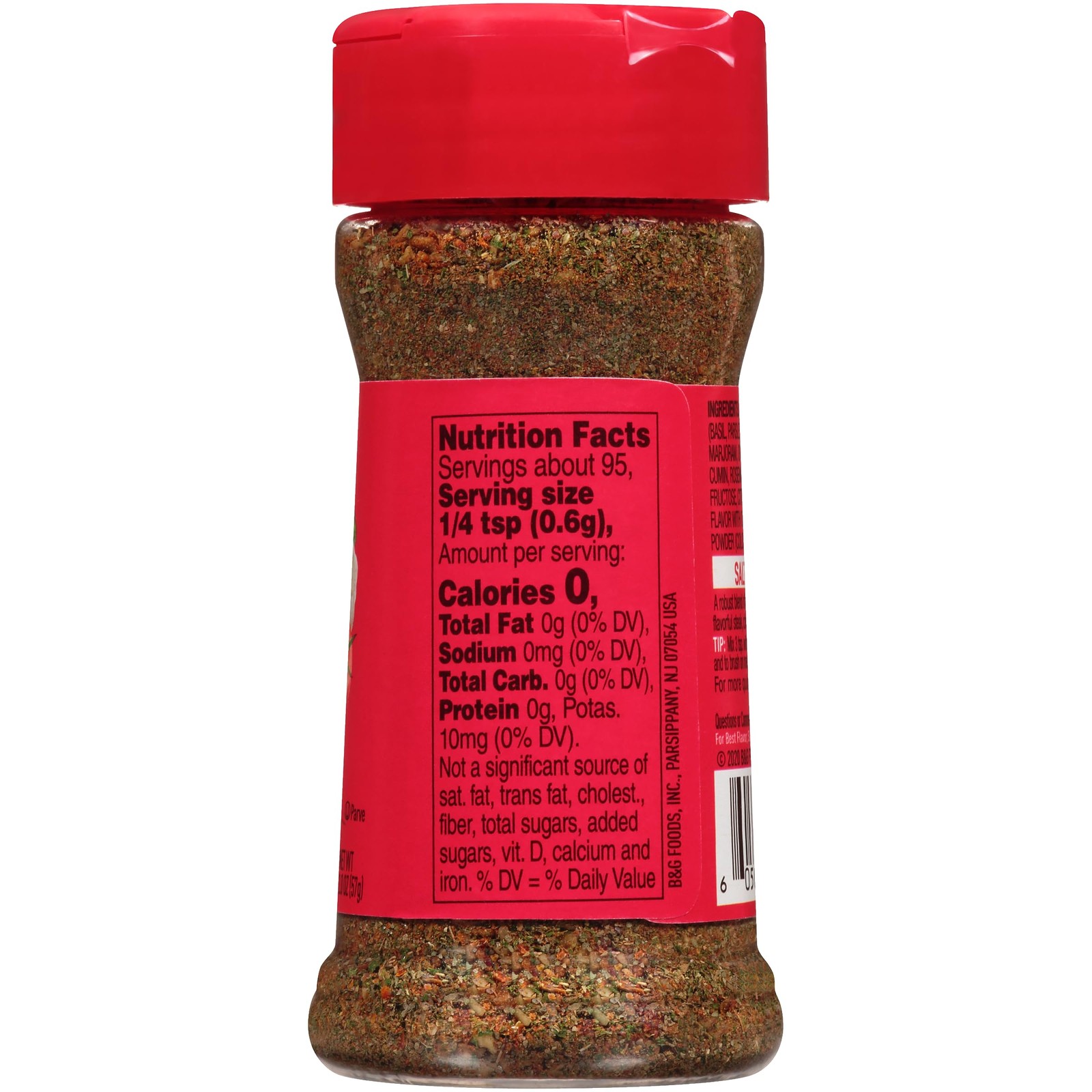Dash Salt-Free Seasoning Blend, Tomato, Basil and Garlic, 2 Fl Oz (Pack of 1)