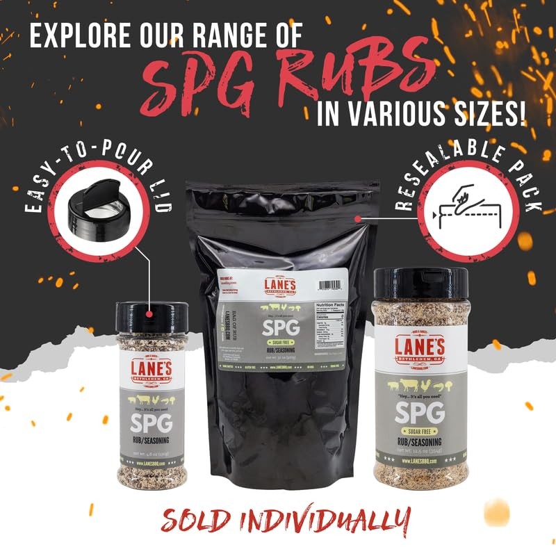 Lane’s SPG Seasoning & Rub, All-Natural Coarse Ground 32 Ounce (Pack of 1)