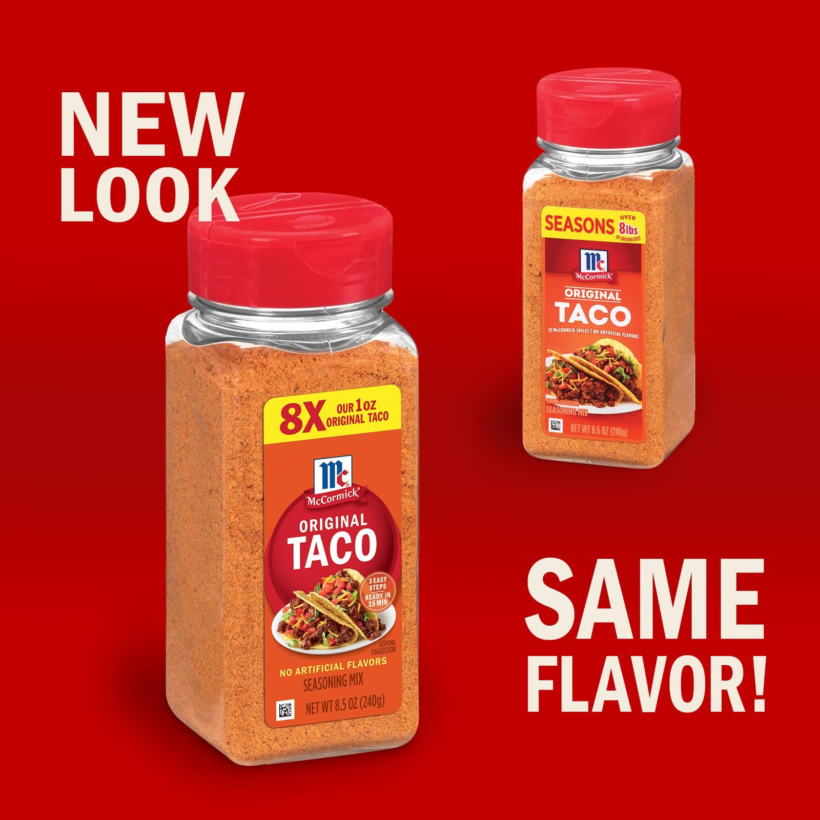 McCormick Taco Seasoning Mix, Original, No Artificial 8.5 Ounce (Pack of 1)