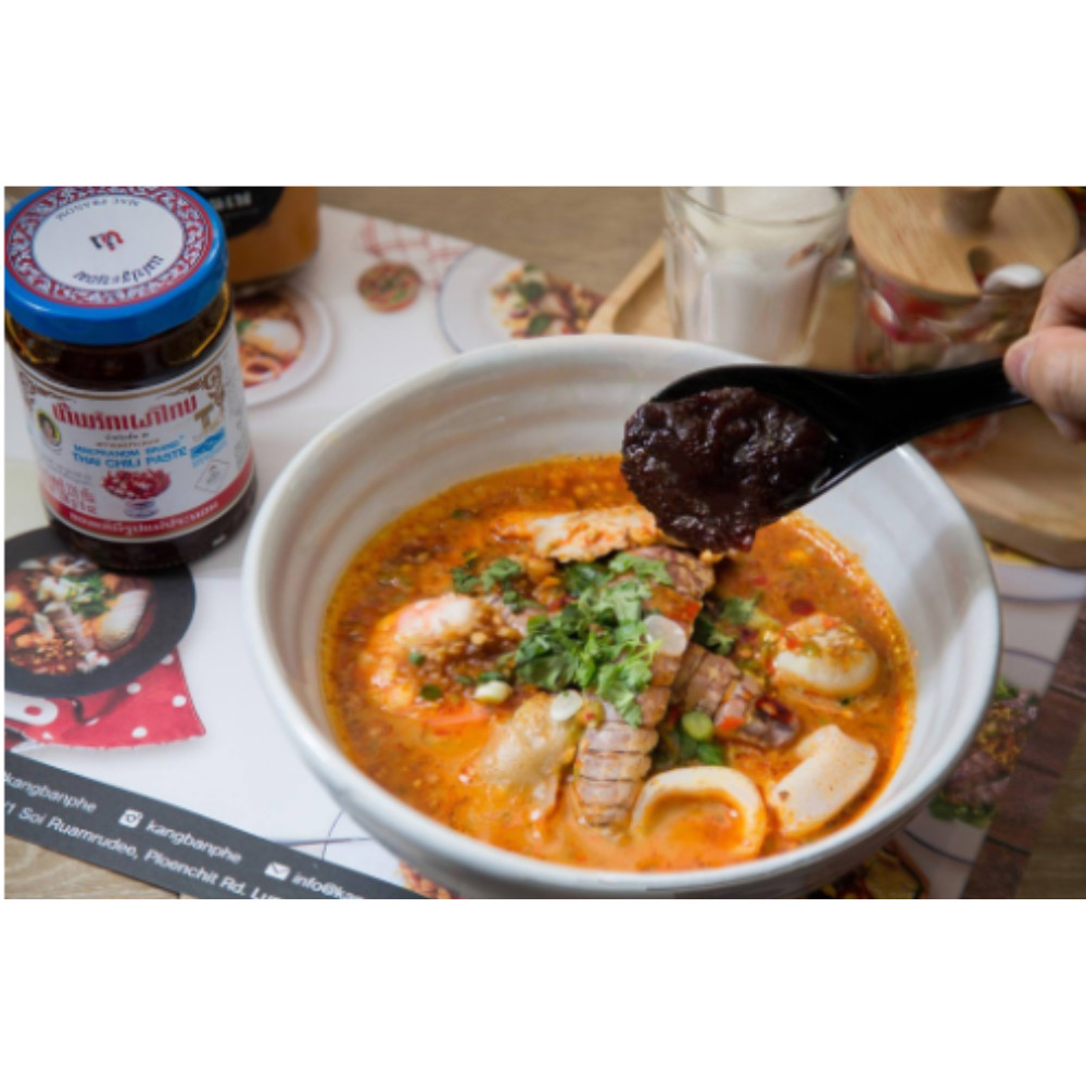 Maepranom Brand Thai Chili Paste Nam Prik Pao for Cooking – 228 g 8 OZ.