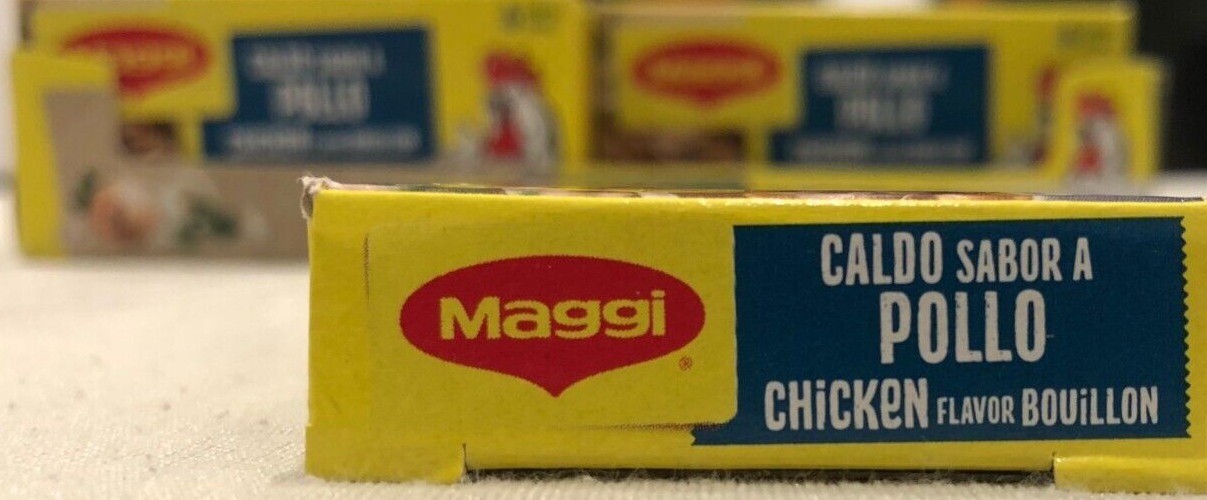 BEST BY 03/2023 3.48 LBs MAGGI CHICKEN FLAVOR BOUILLON – 144 TABLETS FULL CASE