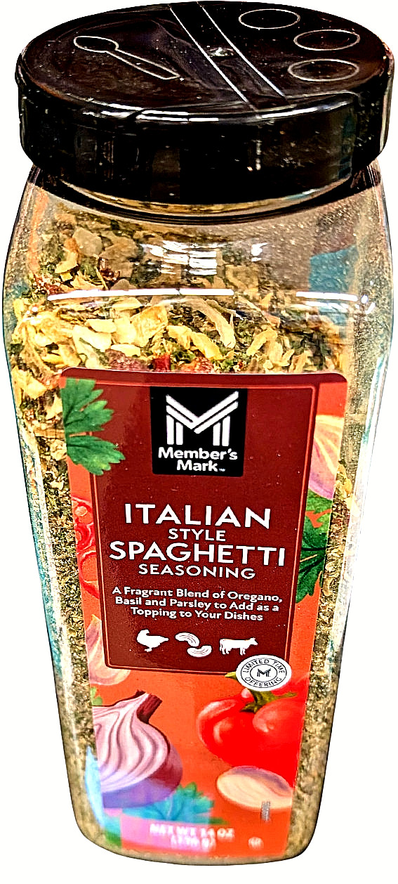 Member?s Mark Italian Spaghetti Seasoning 14 Oz EXP 07/2028