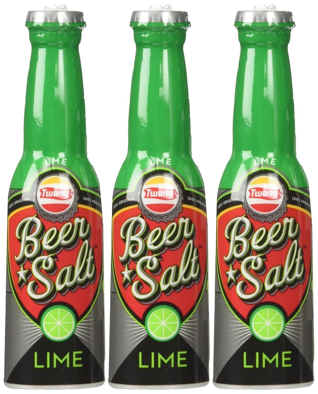 Flavored Beer Salt, Lime, 1.4 Ounce Bottles (3-Pack)