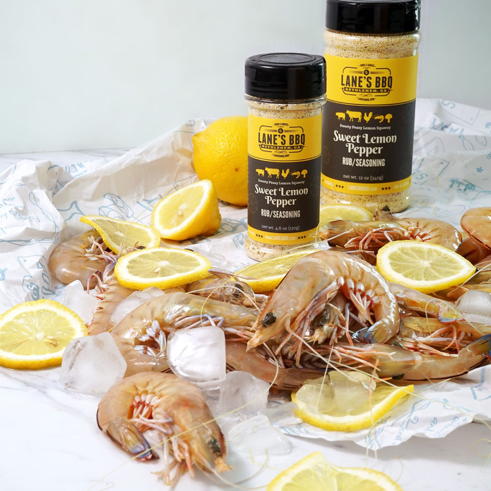 Lane’s Sweet Lemon Pepper PitMaster Size BBQ Rub Seasoning 360gm