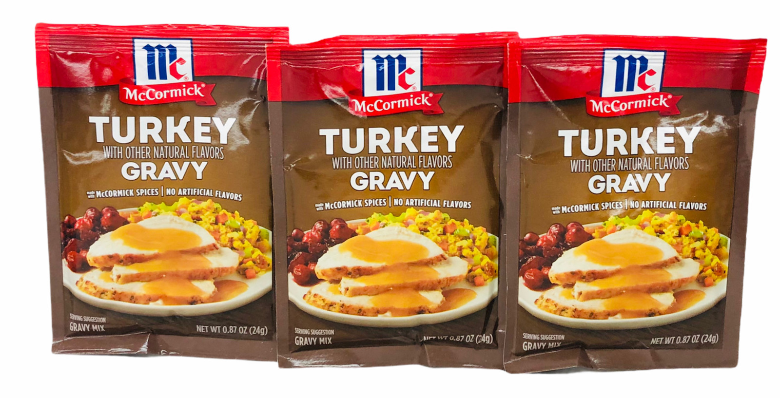 McCormick Turkey Gravy Mix 0.87 oz (3 Pack)
