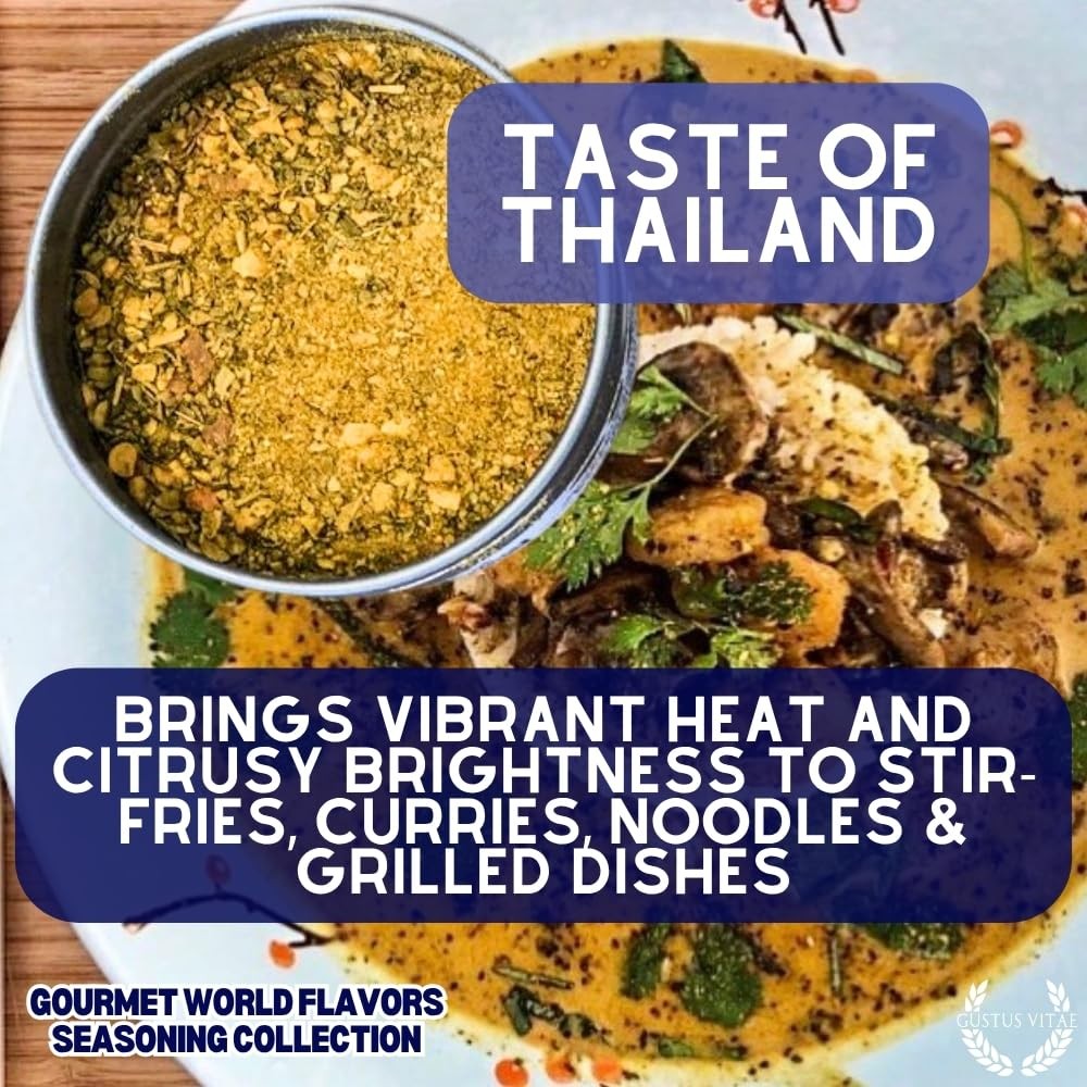 Gourmet World Flavors Seasoning Collection | Non GMO 1.4 Ounce (Pack of 6)