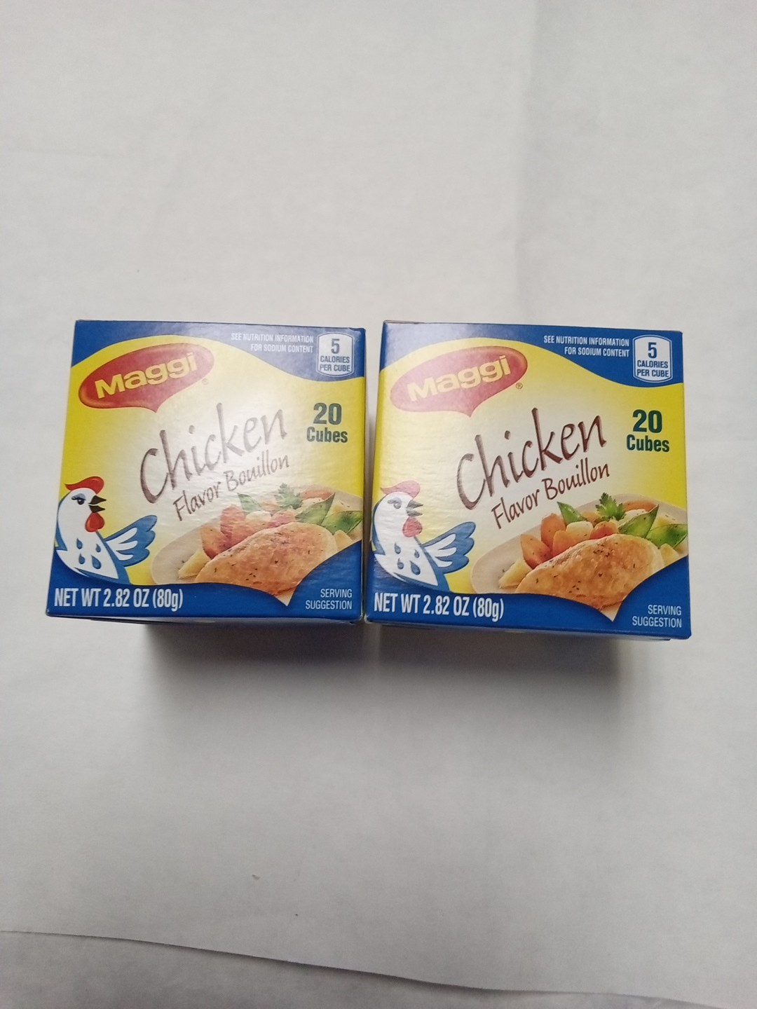 Chicken Flavor Bouillon 20 Cubes, 2.82 Ounce (Pack of 2)
