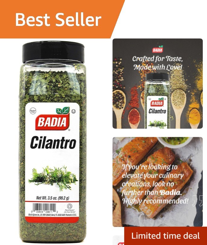 Cilantro Flakes – 3.5oz Gluten Free Spice for Vibrant Culinary Creations