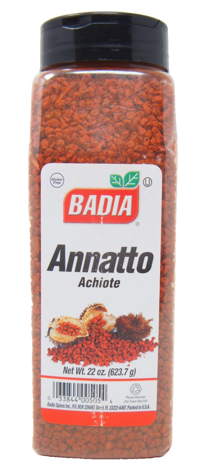 Badia Annatto Achiote 22 oz Jar – Authentic Latin Seasoning for Rice & Meats