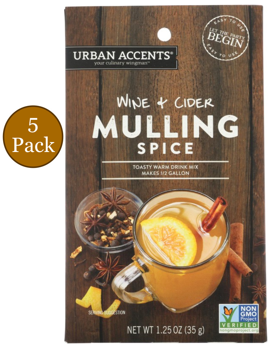 Wine & Cider Mulling Spice Urban Accents Stonewall Kitchen BBD 7/27 (5 Pack)