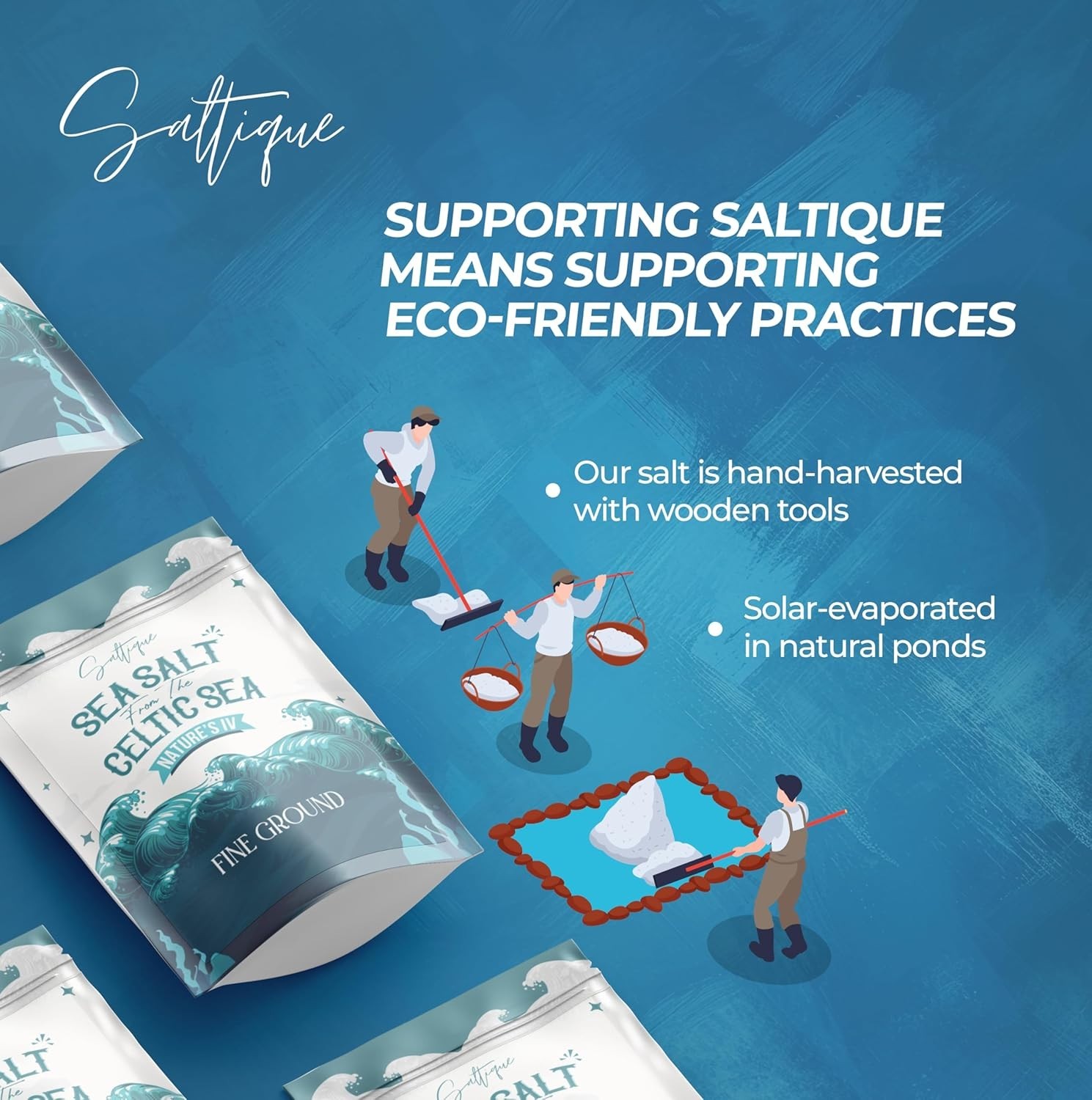 Celtic Sea Salt – Unprocessed French Grey Salt for Gourmet Cooking 5lb