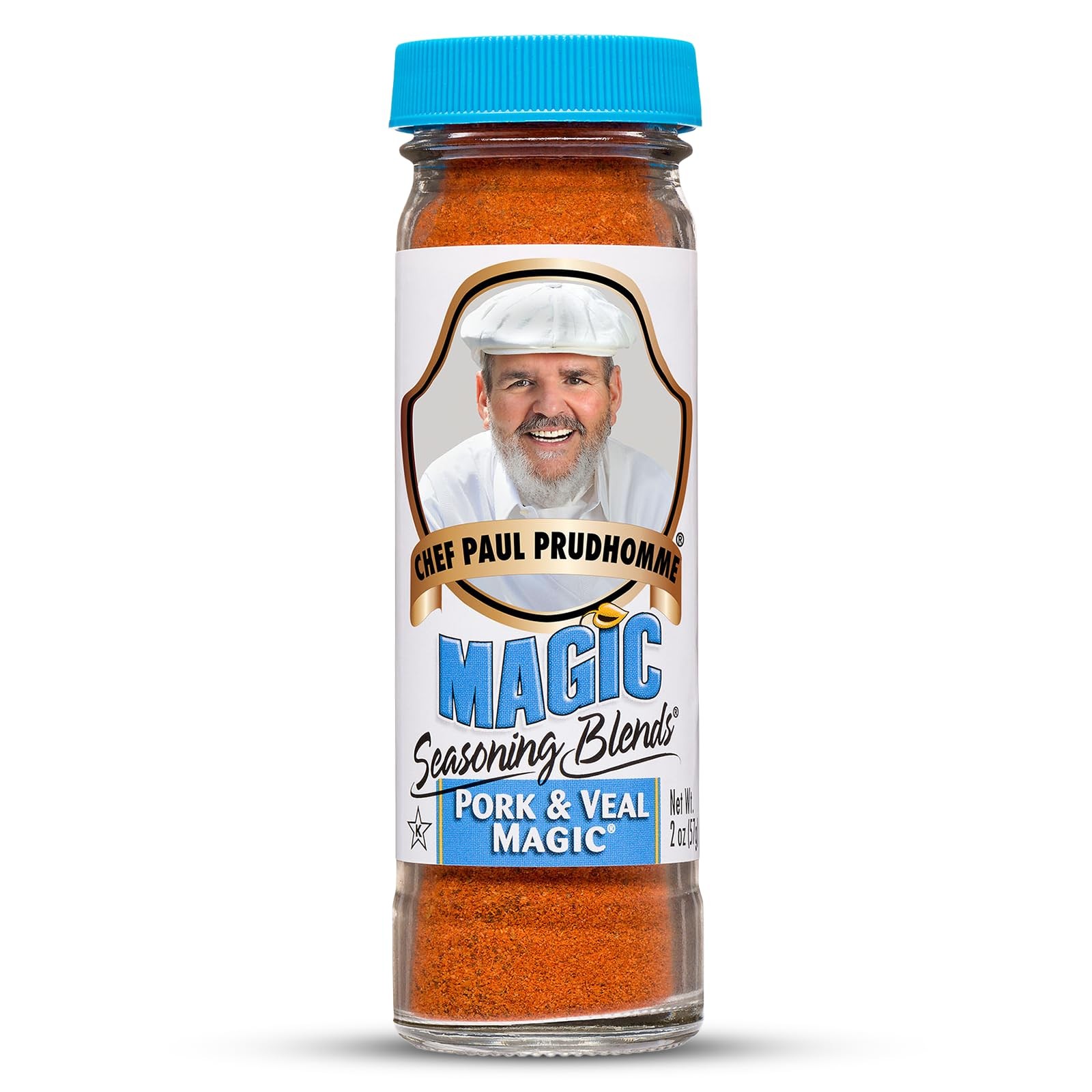 Chef Paul Magic Seasoning Blends Pork & Veal | Bold 2 Ounce (Pack of 1)