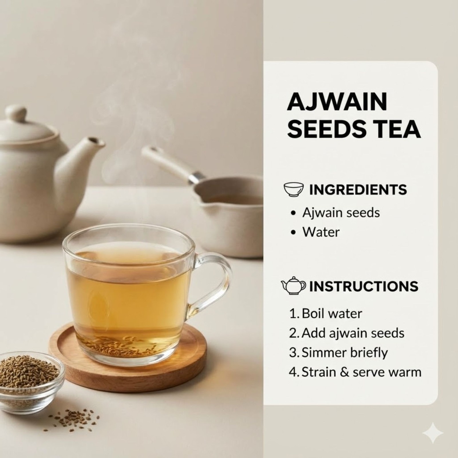 Ajwain Seeds (Carom Seeds) 12 oz – Aromatic Spice for Cooking & Health Benefits