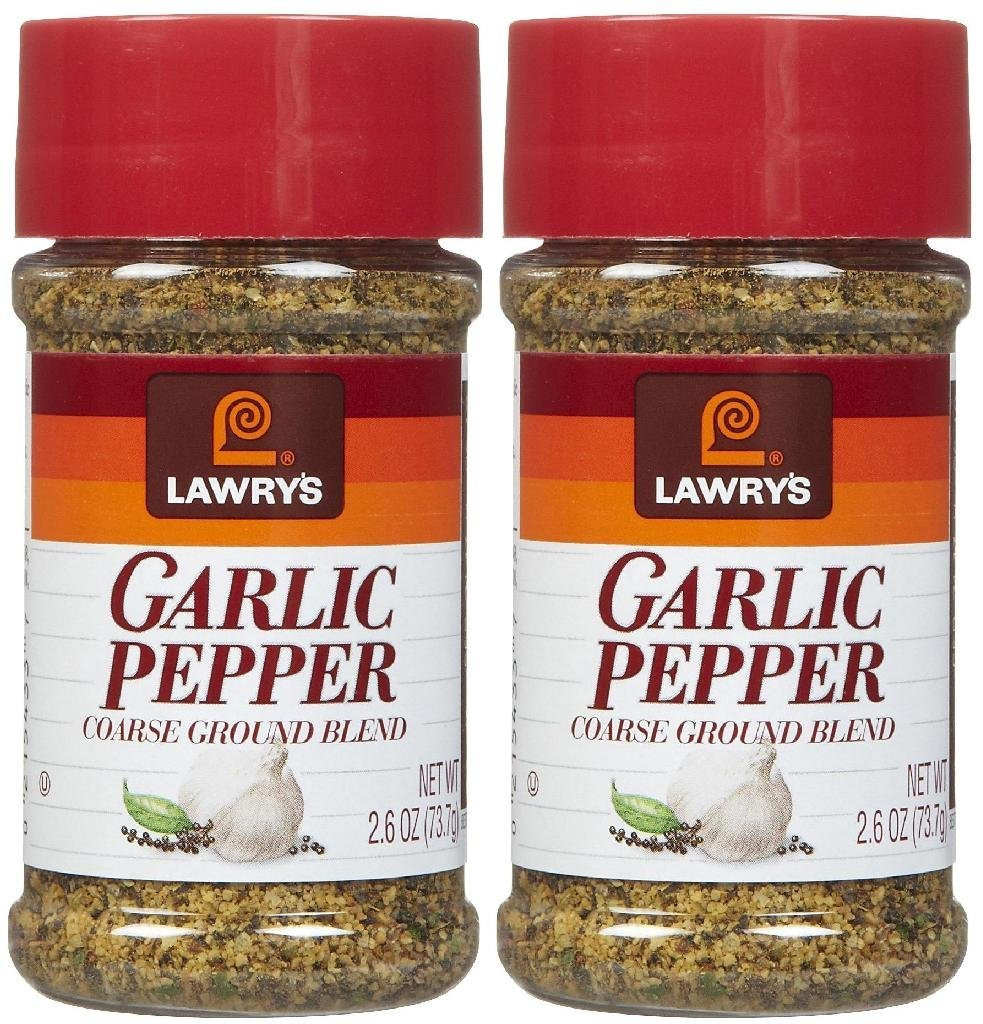 Garlic Pepper Coarse Ground Blend, 2.6 Oz Shakers, 2 Pk