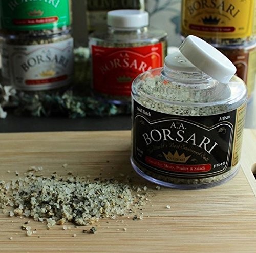 Borsari Original Seasoning Salt – Seasoned Blend – 4 Ounce (Pack of 1)