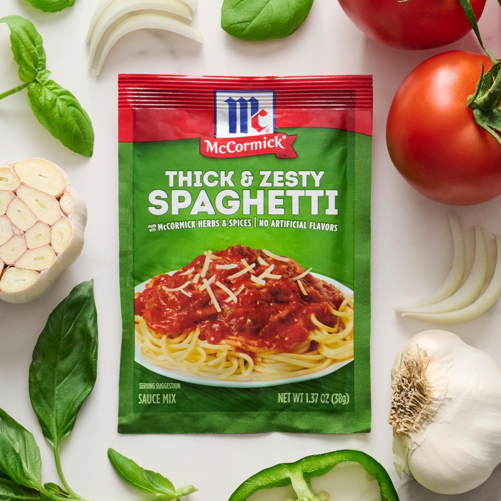 Thick & Zesty Spaghetti Sauce Seasoning Mix – No Artificial Flavors, Quick Pasta