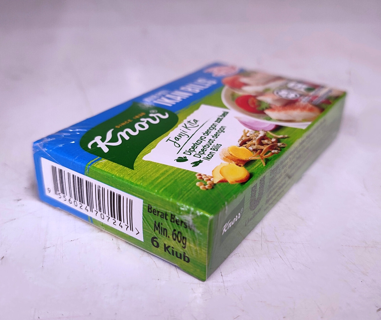 6 Cubes 60g KNORR Seasoning Real ANCHOVIES Stock No Preservative Added Free Ship