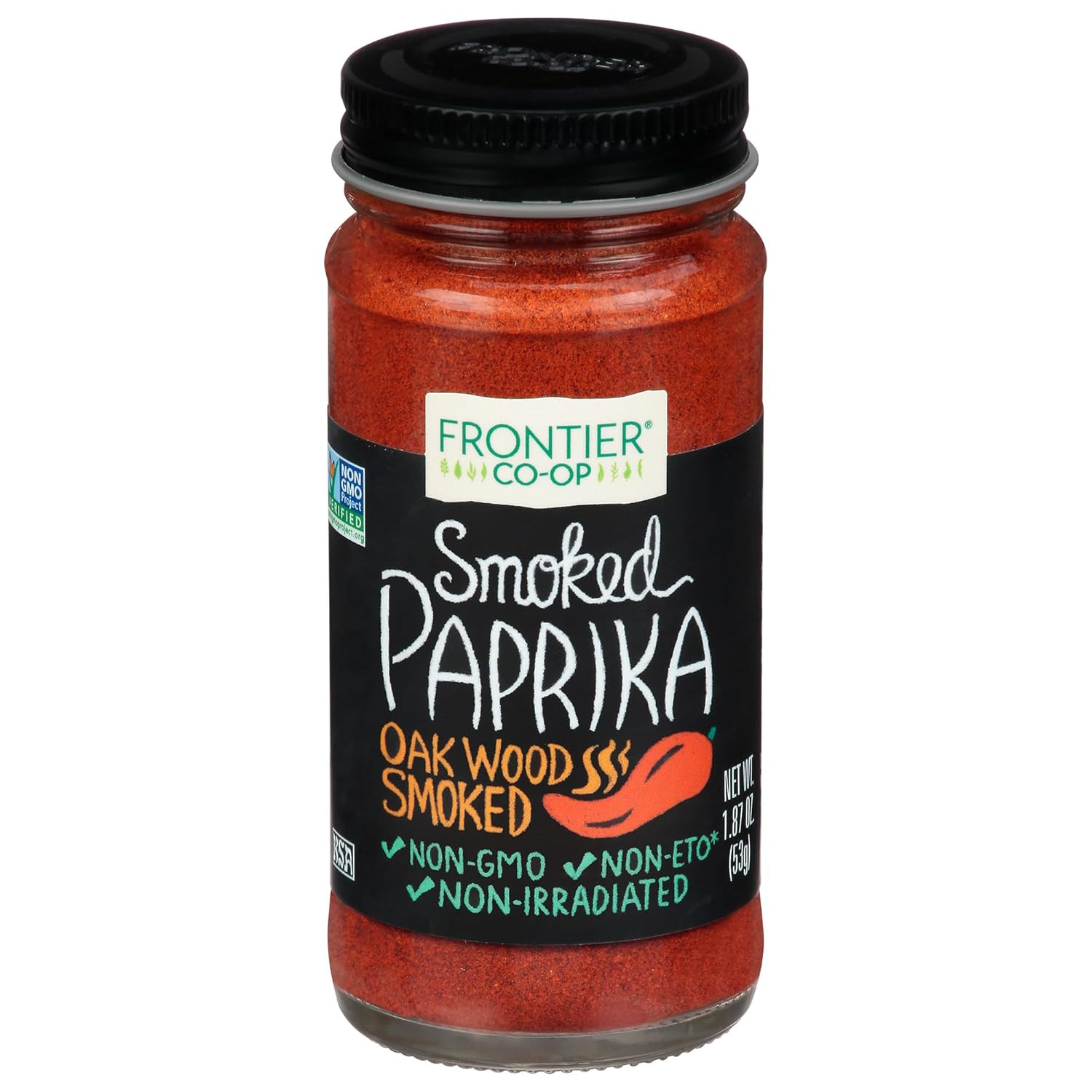 Smoked Ground Paprika, All Natural Paprika Powder, Kosher | 1.87 Ounce (Pack of