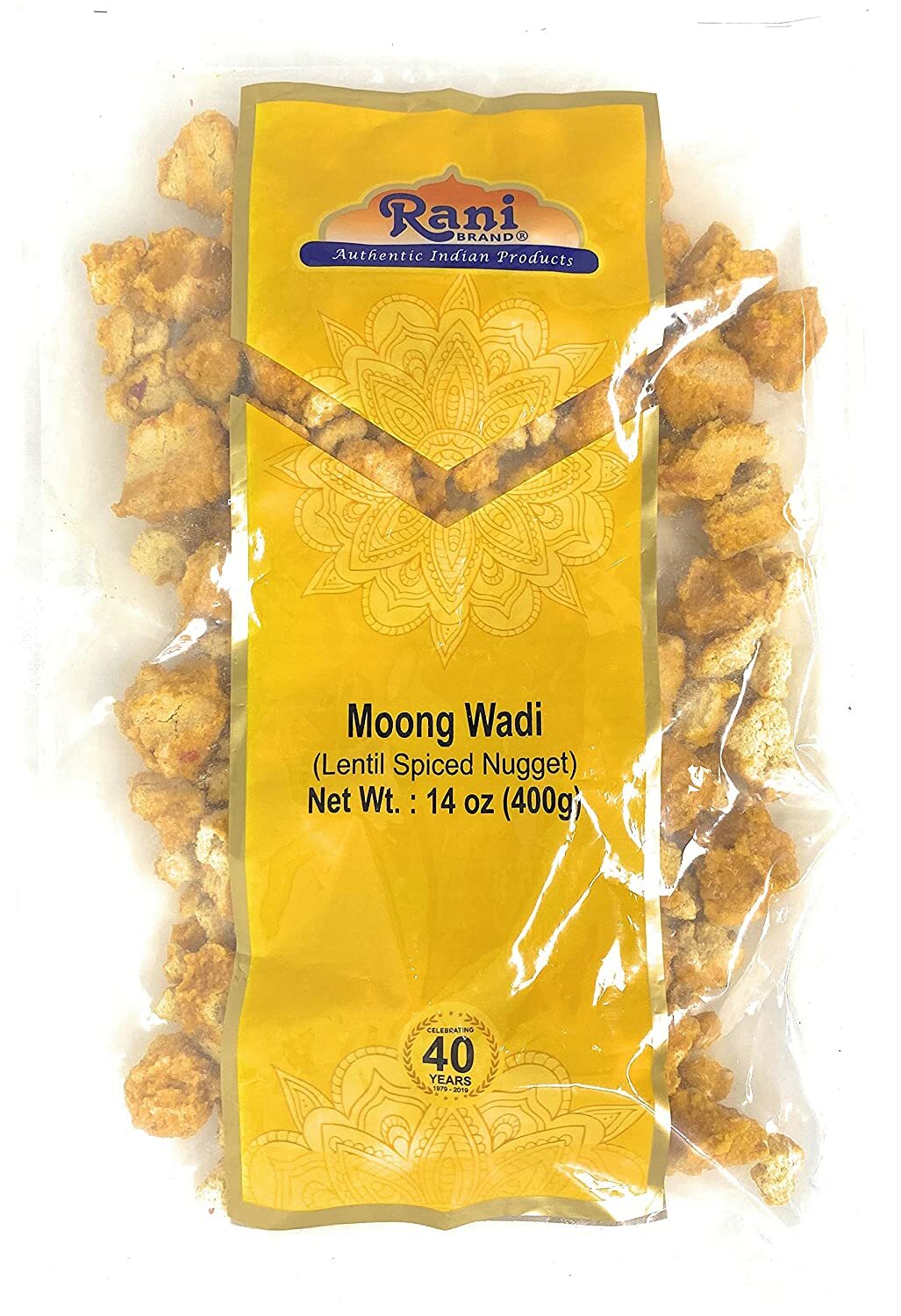 Rani Moong Wadi (Vadi), Lentil Spiced Nugget / Chunks 14oz (400g)