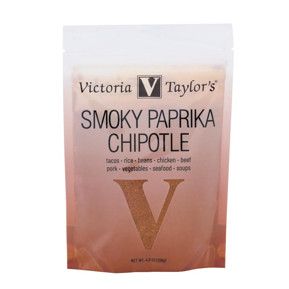 Victoria Taylor’s Smoky Paprika Chipotle Seasoning, Bold Southwestern Spice Blen