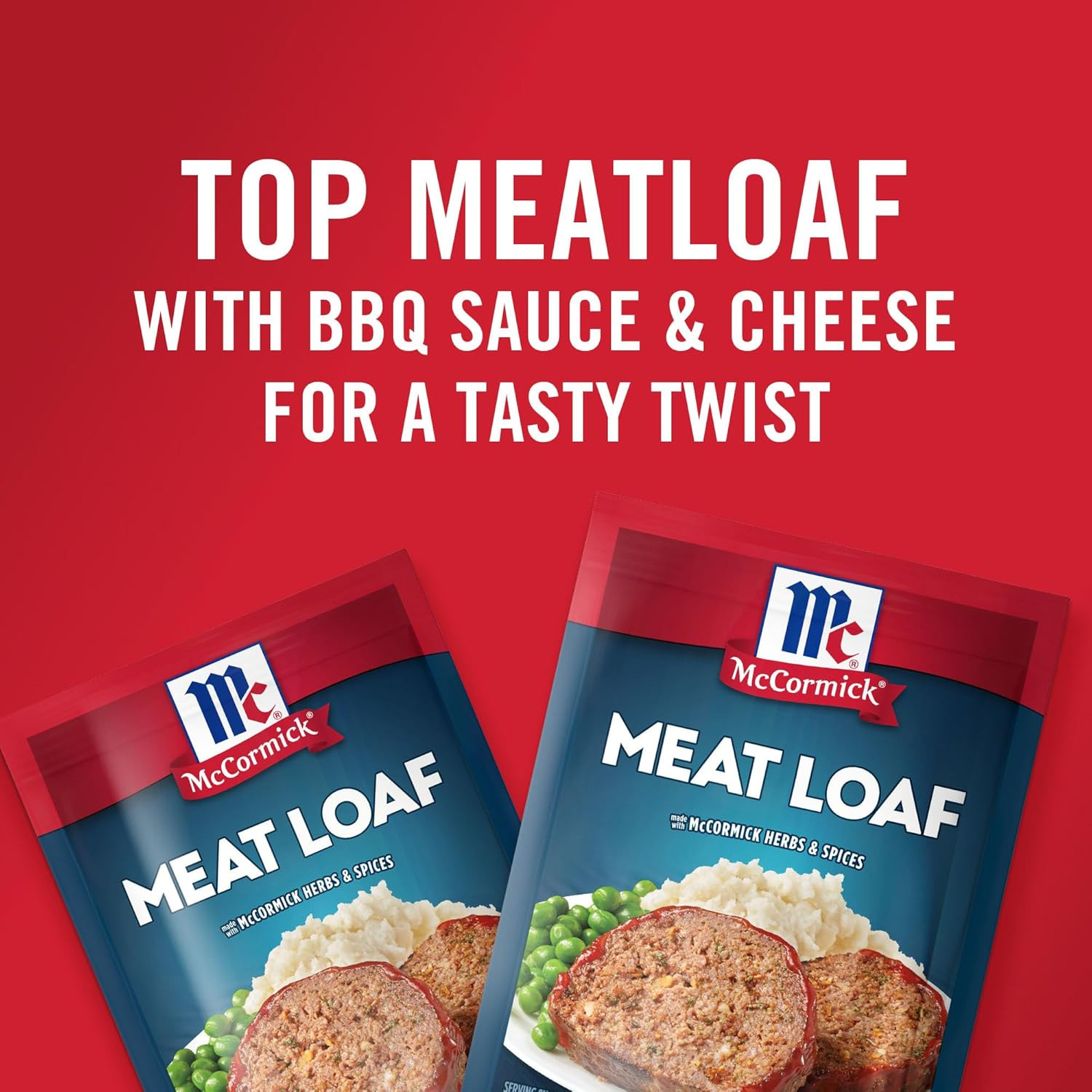 Mccormick Meat Loaf Seasoning Mix 1.5oz Easy Blend for Homemade Meatloaf
