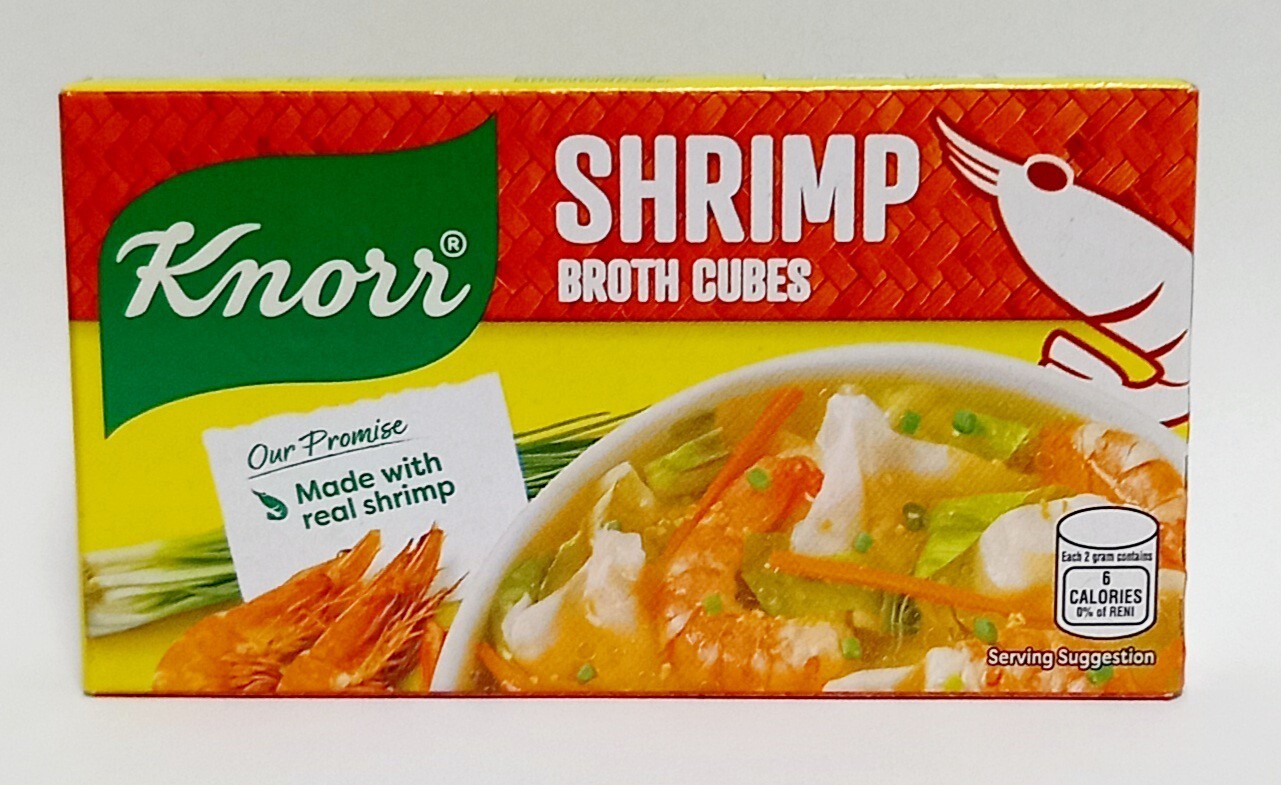 Knorr Shrimp Broth Cubes (3 Packs x 2g) Made With Real Shrimp
