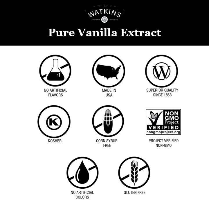 Pure Vanilla Extract – Non-GMO, Kosher, 32oz