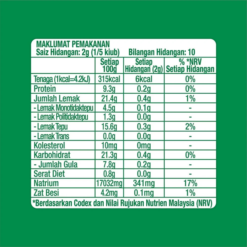 KNORR SEASONING CUBE – 2 PACK X 60 GM EACH – CHICKEN, SHRIMP, TOMYA – FREE POS