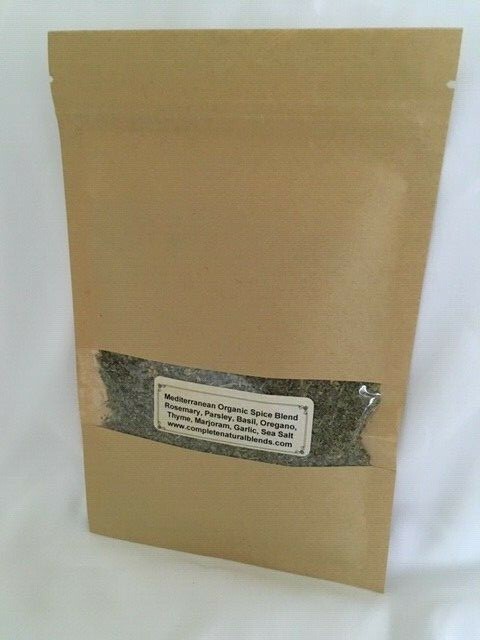 Mediterranean Provence Herbal Spice Blend Organic Seasoning Garlic Sea Salt 2 oz