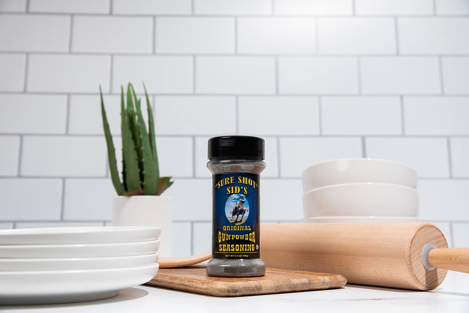 Sure Shot Sid’s Gunpowder Seasoning – Famous Bbq Rub 5.5 Ounce (Pack of 1)