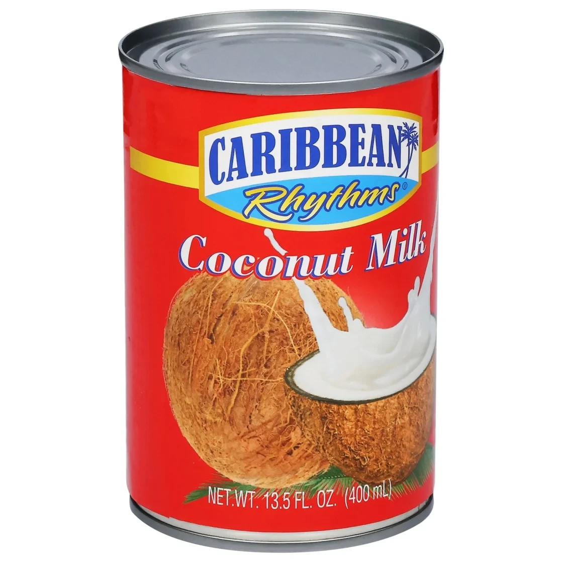 4 Pack Caribbean Rhythms Coconut Milk 13.5 oz Cans Creamy Coconut Cooking Milk