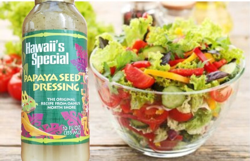 HAWAII’S SPECIAL Original Papaya Seed Dressing 12 fl. oz. FRESH ( lot of 2)