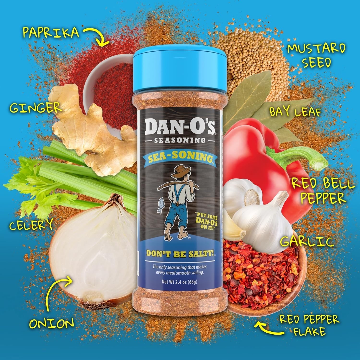 Dantastic 8 Flavors Seasoning Set – From Spicy to , Sugar-Free Goodness!
