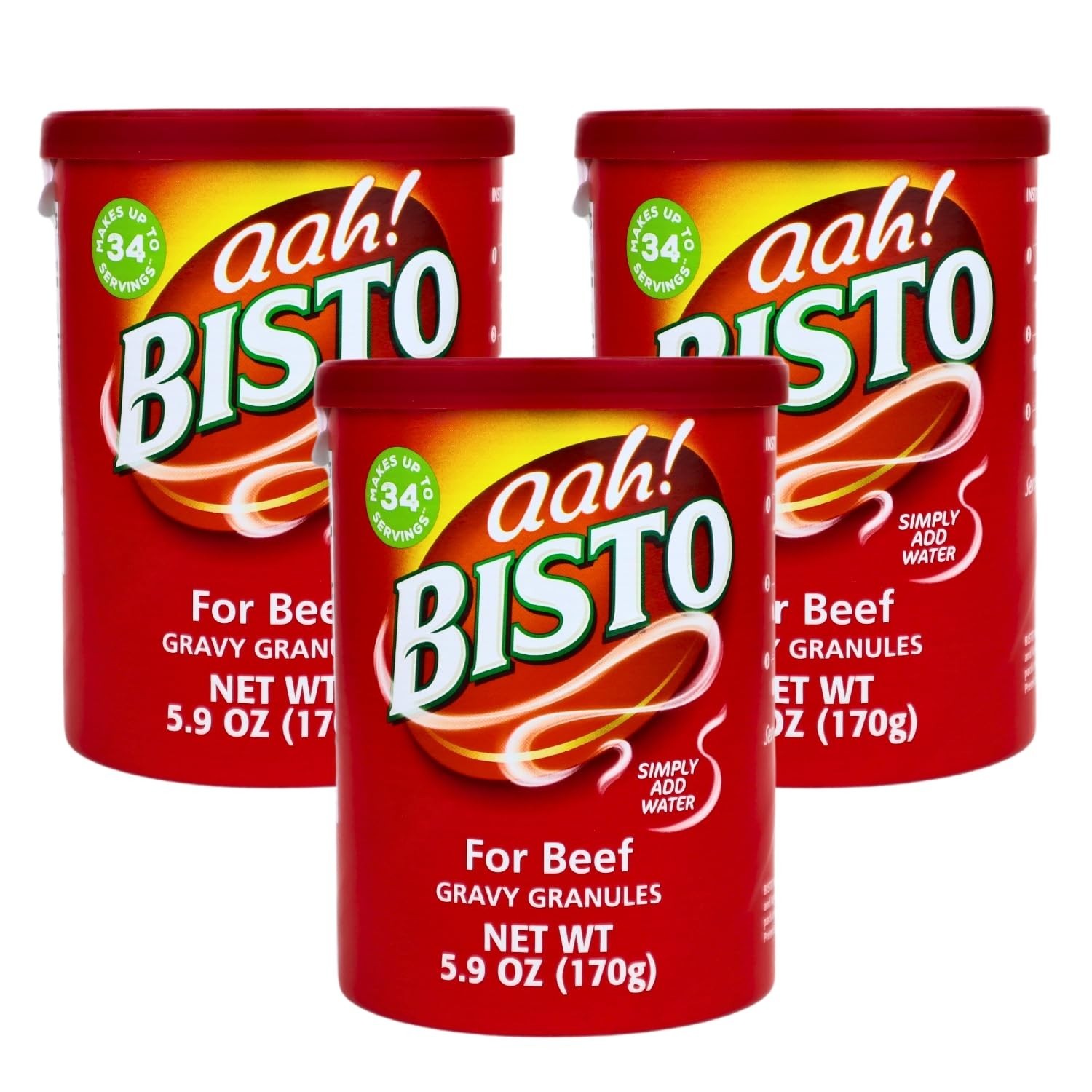 Gravy Granules – Beef & Chicken Flavors, Imported from the UK – Classic Smoot…