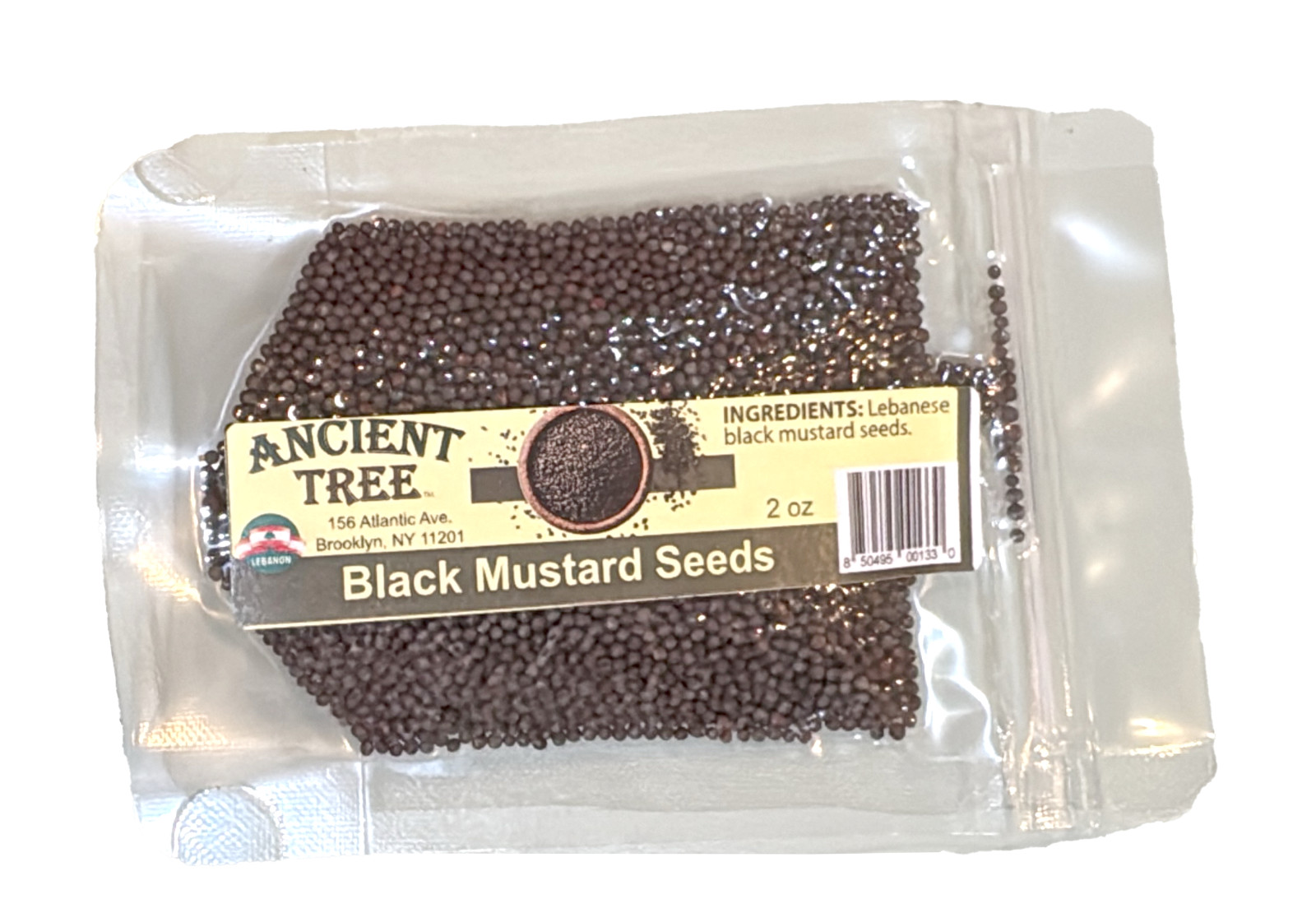 Ancient Tree Premium Black Mustard Seeds – 2 oz – Imported from Lebanon