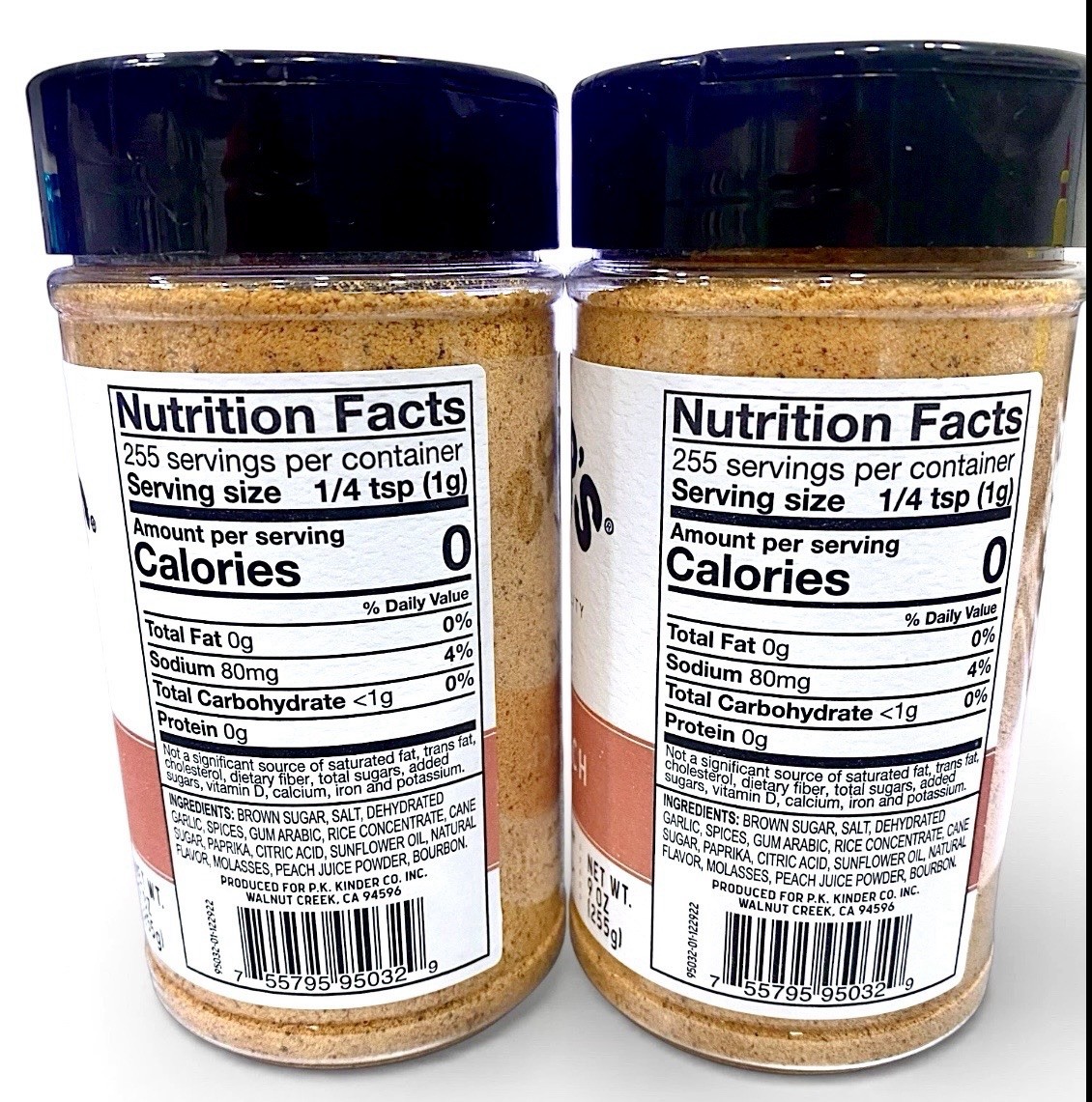 KINDER’S® Bourbon Peach Premium Sweet & Spicy🍗Seasoning 9oz (2 Pack) NEW